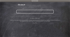 Desktop Screenshot of alla-casa.de